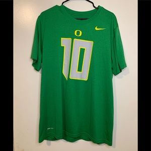 Nike Dri-Fit Oregon Ducks Players Shirt #10